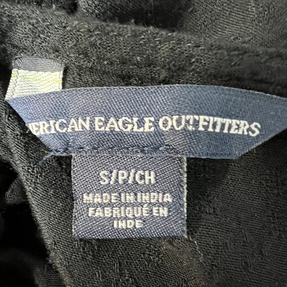 American Eagle Romper Womens Small Embroidered Dark Fairy Boho Festival Romantic - Picture 2 of 13